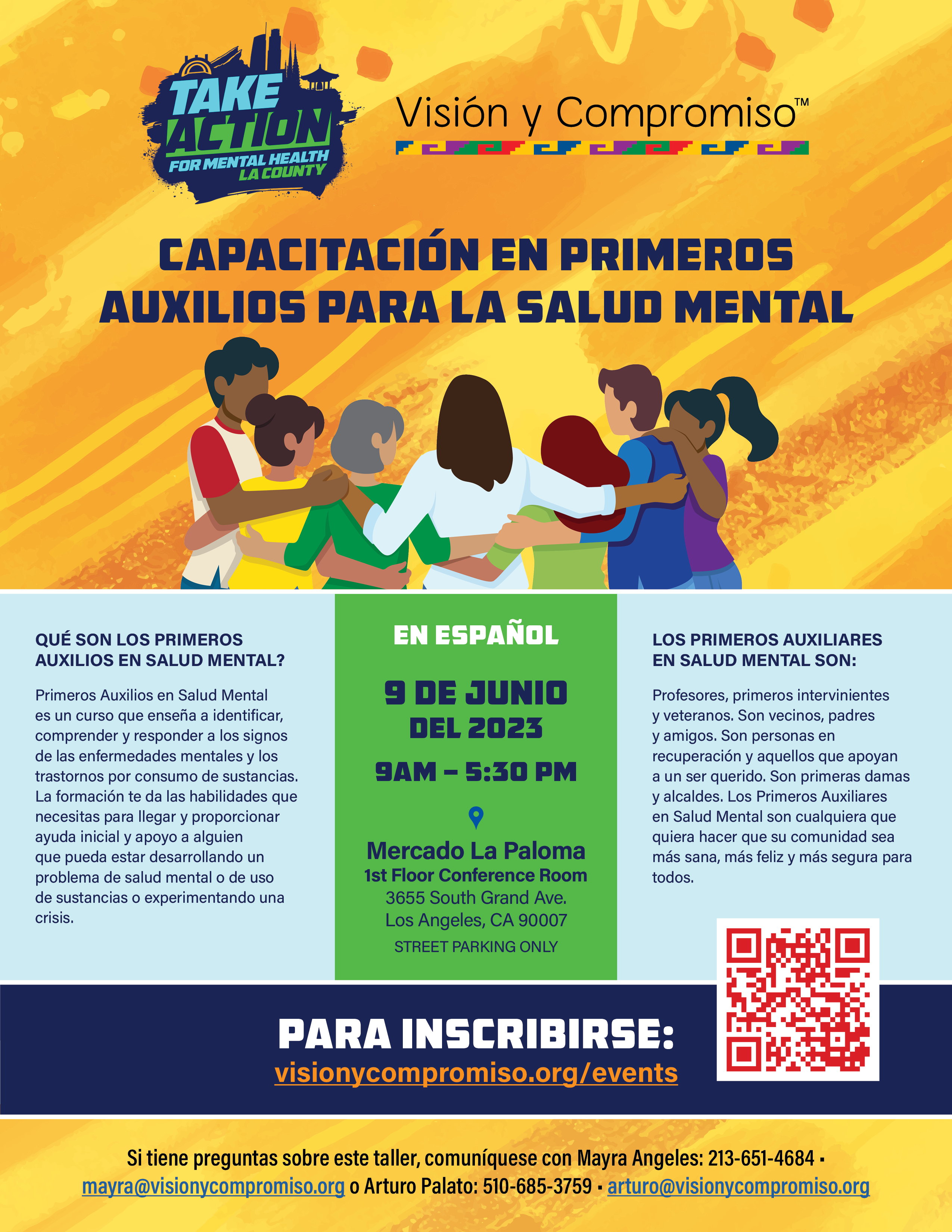 Vision y Compromiso  Capacitación en primeros auxilios para la salud mental