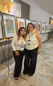 Jessica Cortez and Ana Guzman attended the Visión y Compromiso conference.