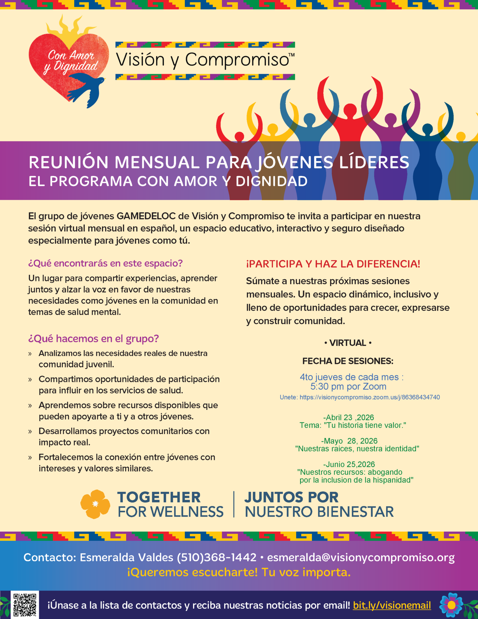 Con Amor y Dignidad | Reunión mensual para jóvenes